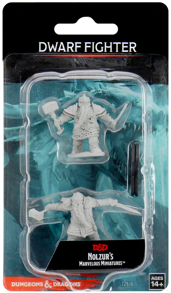 Dungeons & Dragons: Nolzurs Marvelous Miniatures: Dwarf Fighter (male) 72616